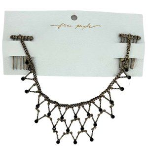 Free People | Women's Rhinestone Headpiece | Bronze & Black | OS